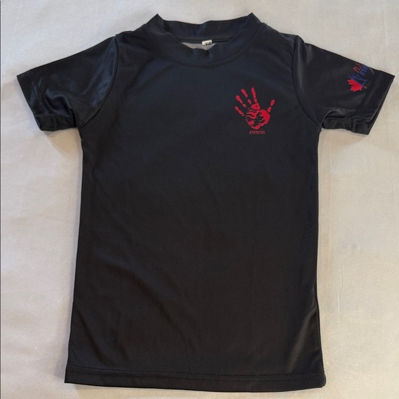 IndiGenZ Kids T-Shirt Black Red MMIW No More Stolen Sisters Sz XS - Picture 2 of 9